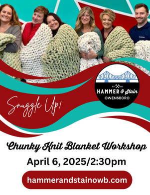 04/06/2025 CHUNKY HAND CROCHET BLANKET  2:30pm (Owensboro)