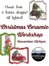 11/29/2025 CHRISTMAS CERAMIC WORKSHOP (4:00PM) Owensboro