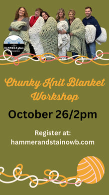 10/26/2025 CHUNKY HAND CROCHET BLANKET  2:00pm (Owensboro)
