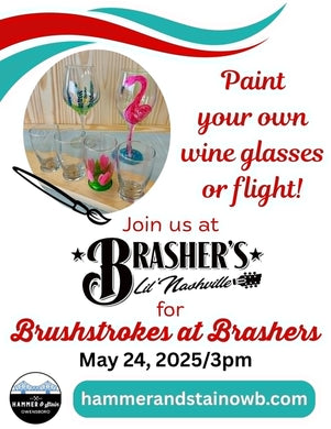 05/24/2025 BRUSHSTROKES AT BRASHER'S WINE GLASS OR FLIGHT (BRASHER'S) (3:00pm)