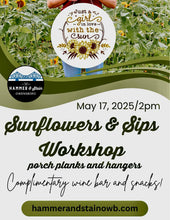 05/17/2025 SUNFLOWERS & SIP WORKSHOP 2:00PM (OWENSBORO)