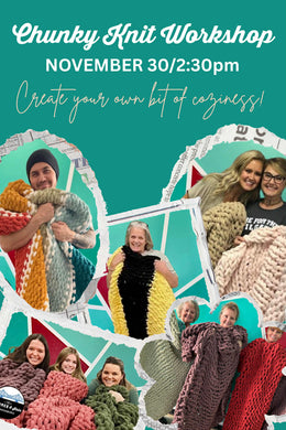 11/30/2025 CHUNKY HAND CROCHET BLANKET  2:00pm (Owensboro)